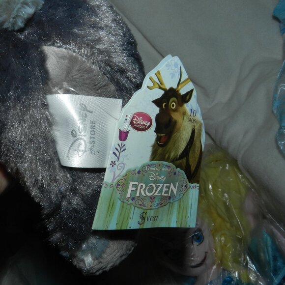 DISNEY FROZEN SVEN 20" POSABLE SOFT PLUSH TOY REINDEER NWT/🆕SHIPS😮‍💨⚡🚚 - Picture 9 of 16